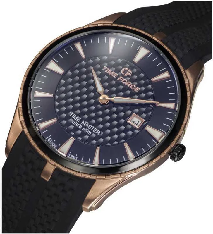 Laikrodis TIME FORCE Time Master Ultra Slim TF5041MRN-01