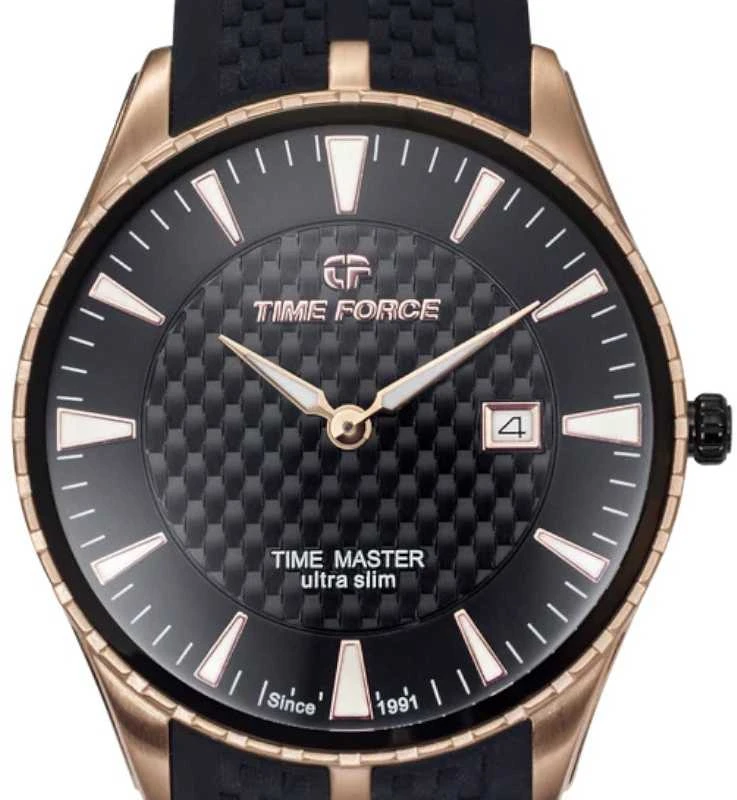 Laikrodis TIME FORCE Time Master Ultra Slim TF5041MRN-01
