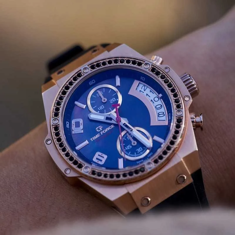 Laikrodis TIME FORCE Vortex Lady TF5039LRS-N03