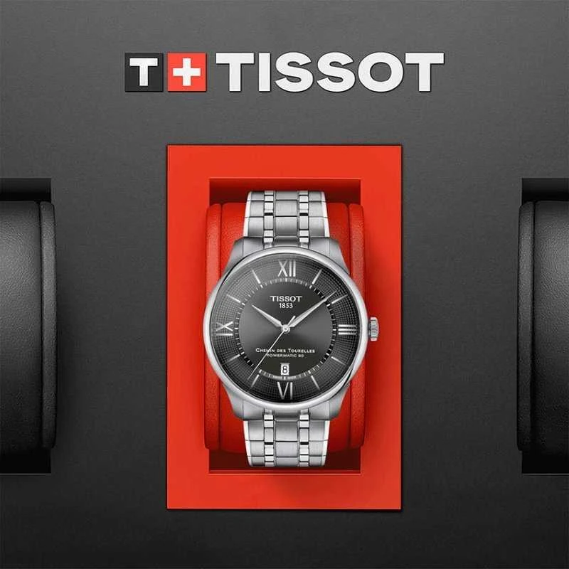 Laikrodis Tissot Chemin Des Tourelles Powermatic 80 42mm T139.407.11.068.00