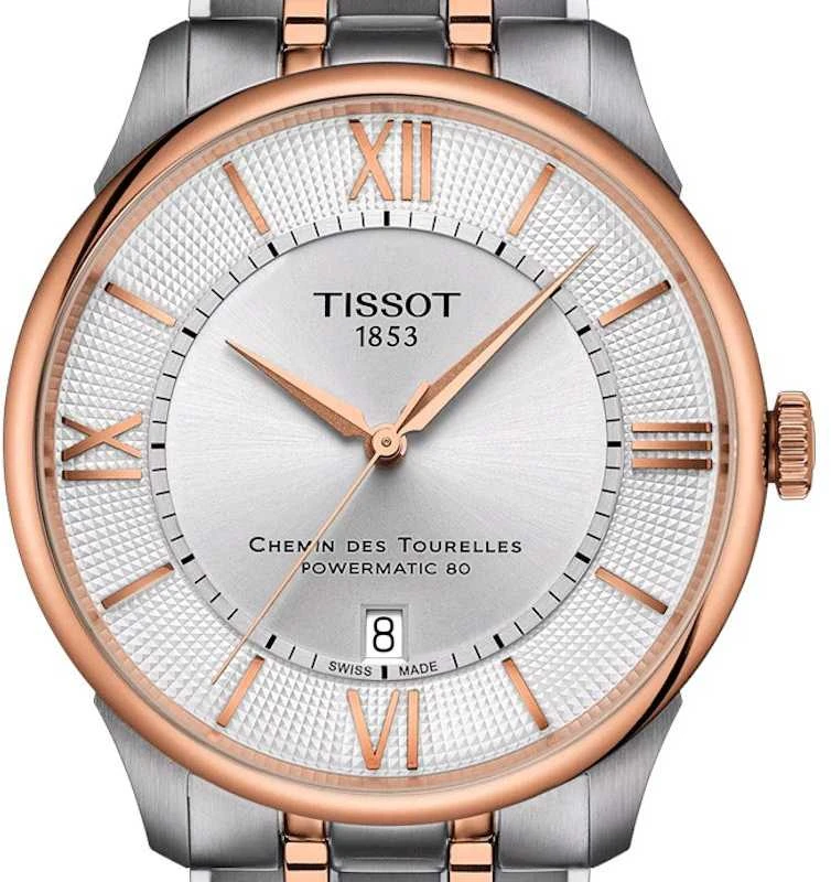 Laikrodis Tissot Chemin Des Tourelles Powermatic 80 42 mm T139.407.22.038.00