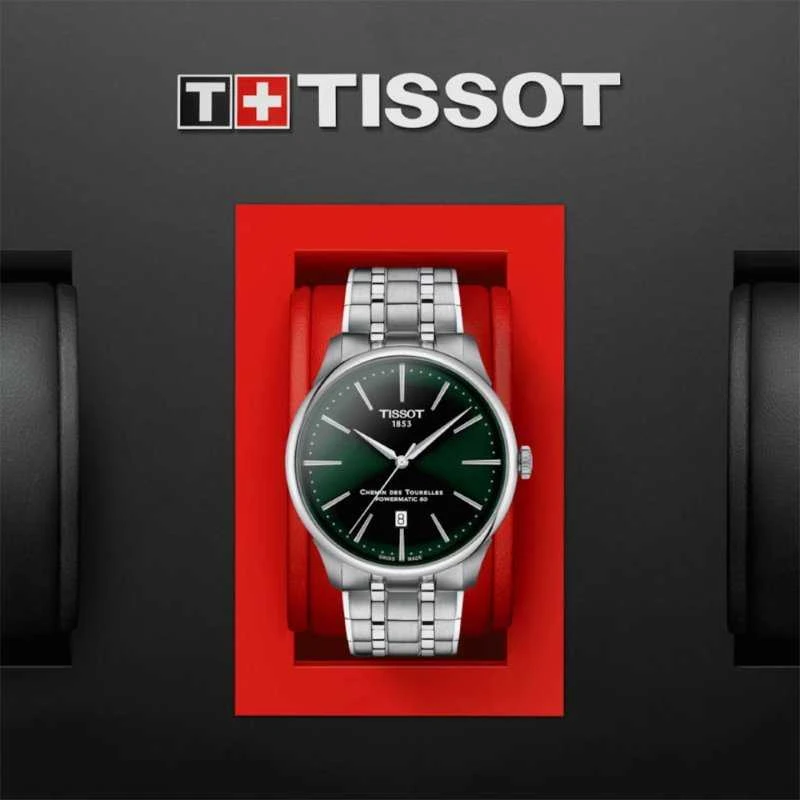 Laikrodis Tissot Chemin des Tourelles Powermatic 80 42 mm T139.407.11.091.00