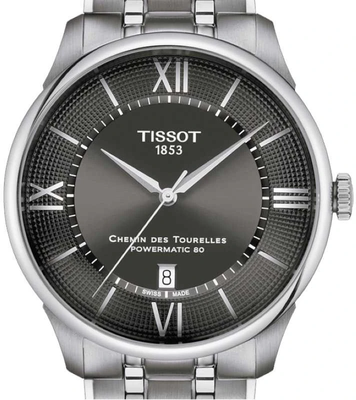 Laikrodis Tissot Chemin Des Tourelles Powermatic 80 42mm T139.407.11.068.00