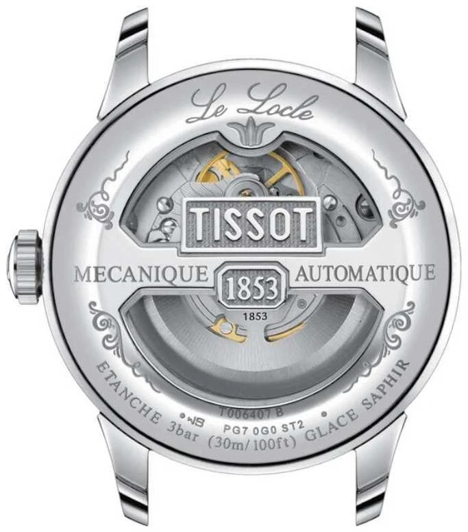 Laikrodis Tissot Le Locle Powermatic 80 Open Heart T006.407.16.033.01
