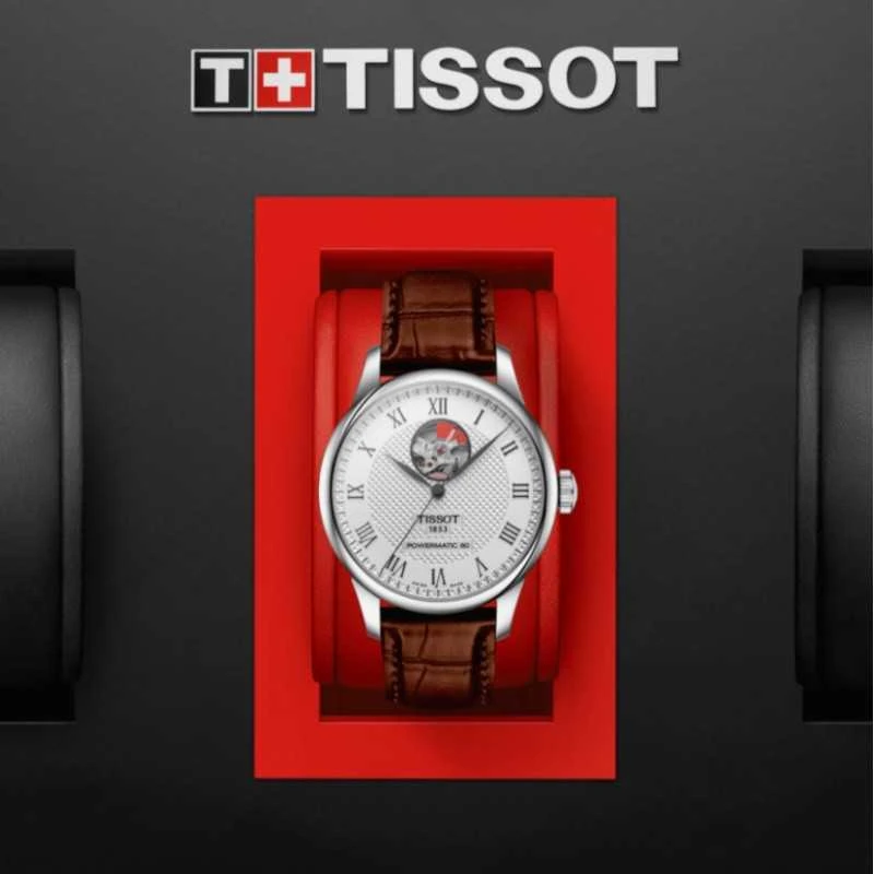 Laikrodis Tissot Le Locle Powermatic 80 Open Heart T006.407.16.033.01