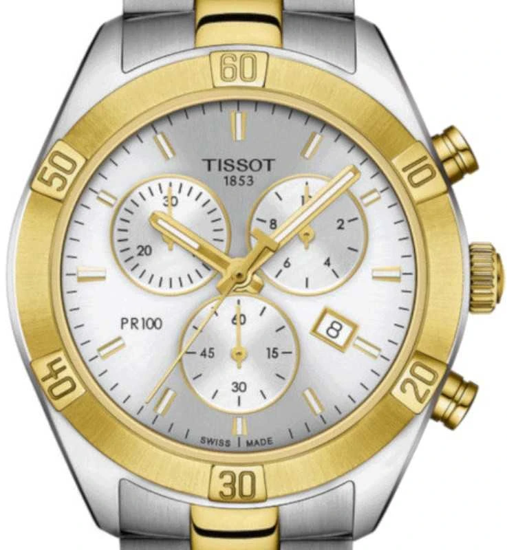 Laikrodis Tissot PR 100 Sport Chic Chronograph T101.917.22.031.00