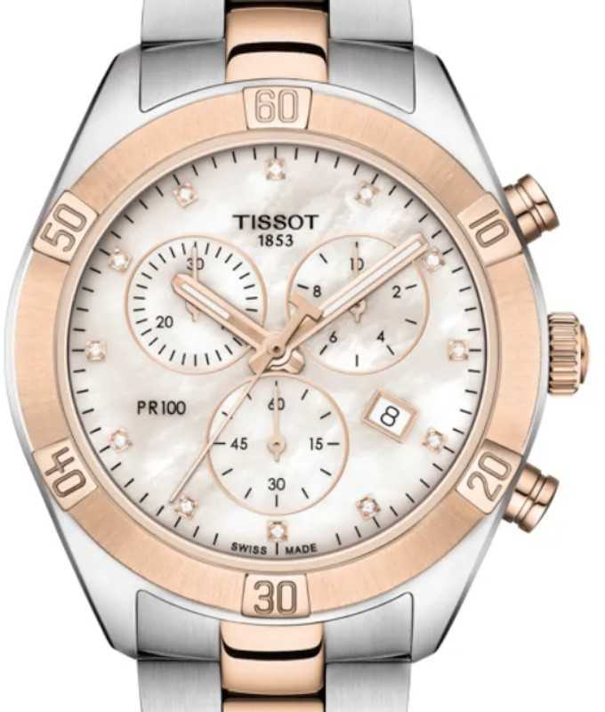 Laikrodis Tissot PR 100 Sport Chic Chronograph T101.917.22.116.00