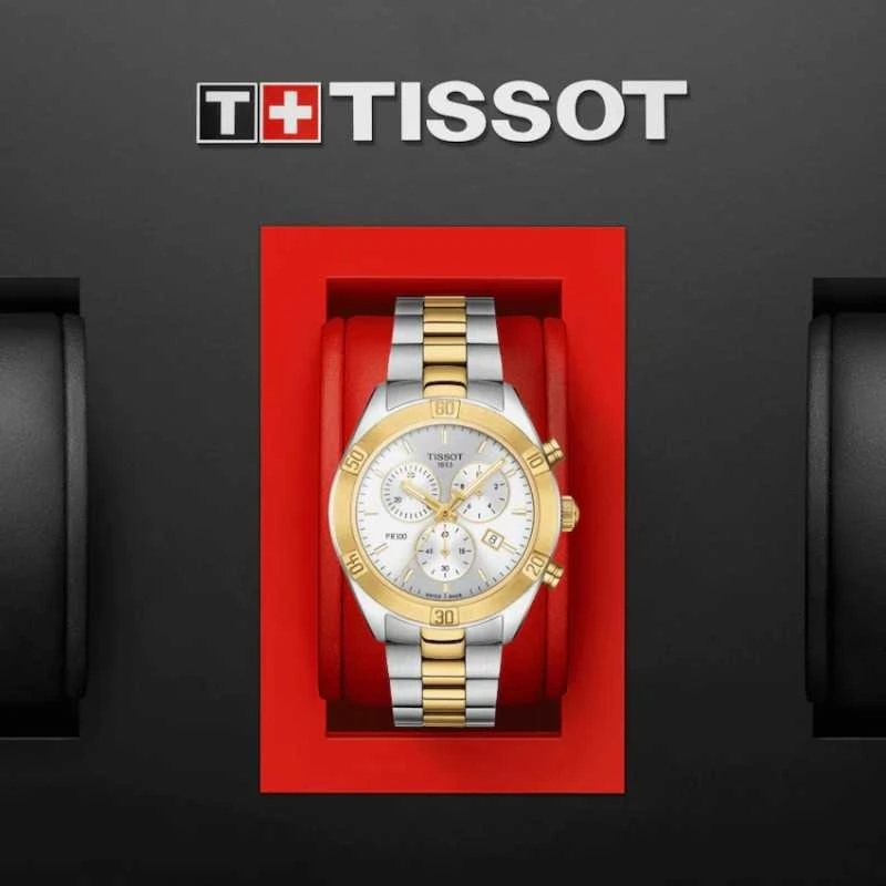 Laikrodis Tissot PR 100 Sport Chic Chronograph T101.917.22.031.00