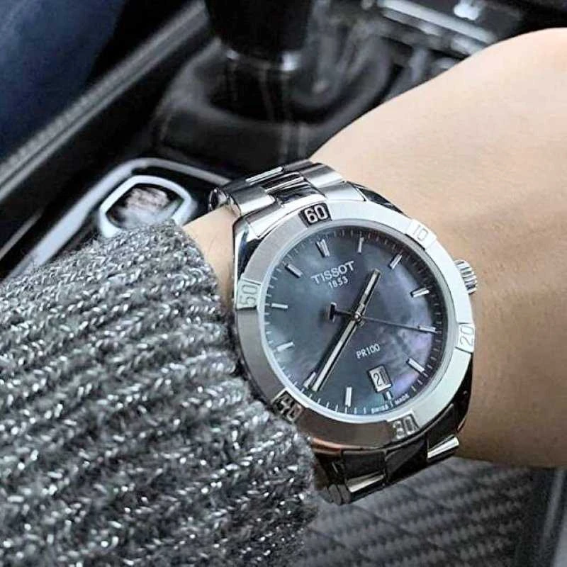 Laikrodis Tissot PR 100 Sport Chic Lady T101.910.11.121.00
