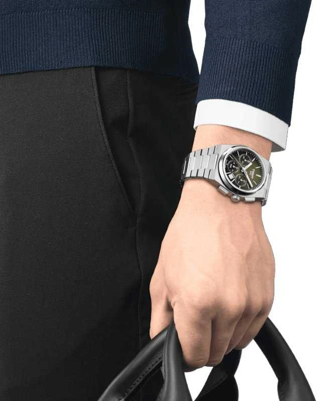 Laikrodis Tissot PRX Automatic Chronograph 42mm T137.427.11.091.00