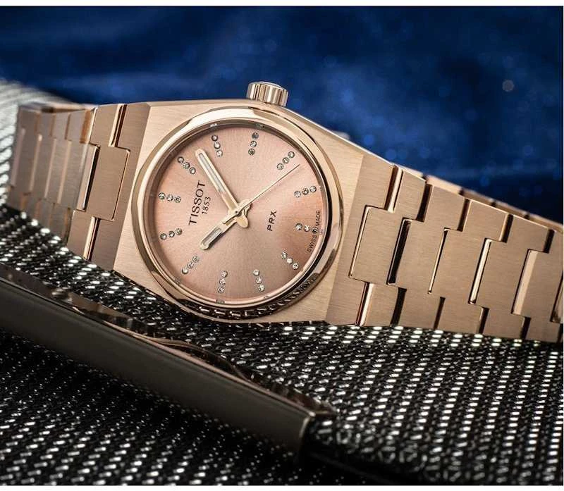 Laikrodis Tissot Prx Diamonds 25mm T137.010.33.506.00