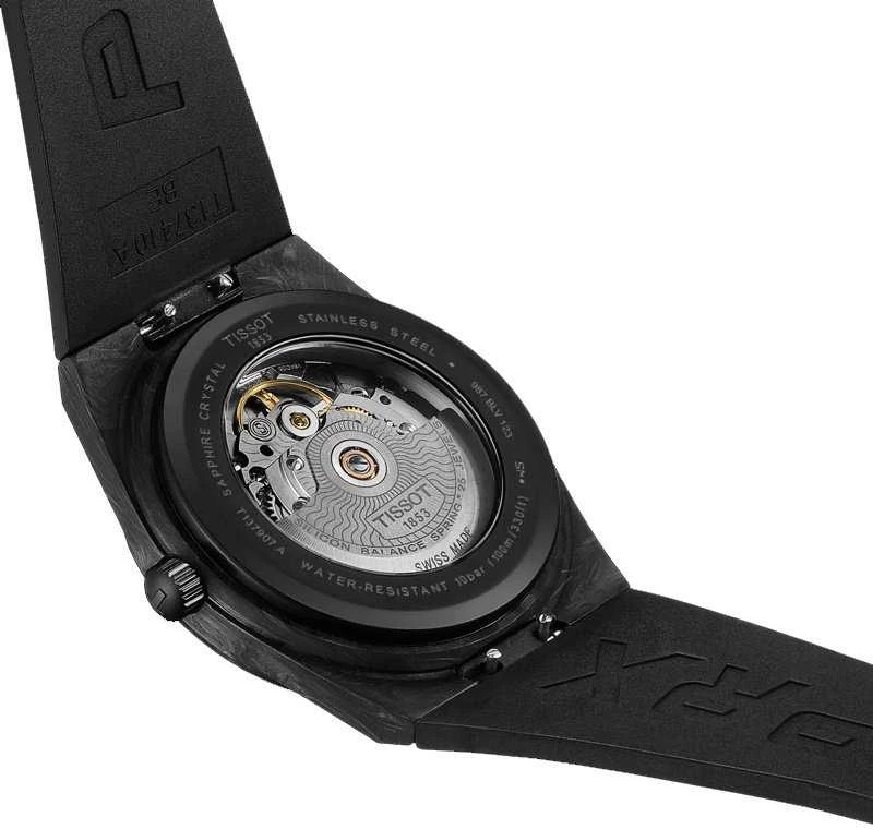 Laikrodis Tissot Prx Powermatic 80 Carbon 40mm T137.907.97.201.00