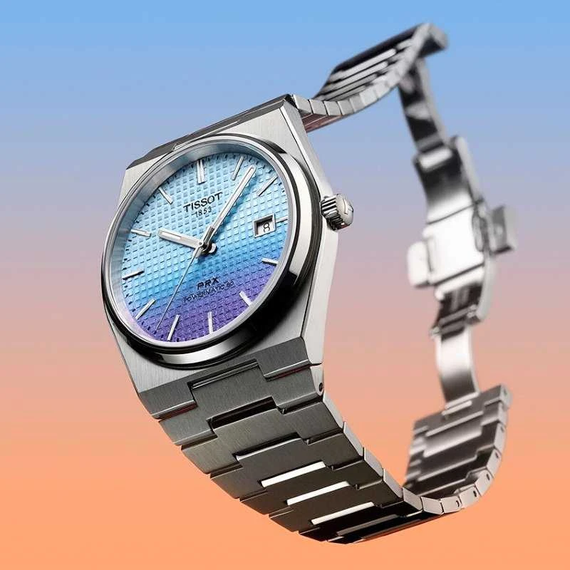 Laikrodis Tissot Prx Powermatic 80 Gradient 40mm T137.407.11.351.01