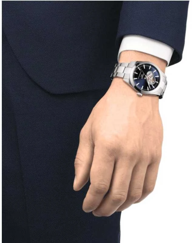 Laikrodis Tissot PRX Powermatic 80 Open Heart T127.407.11.041.01
