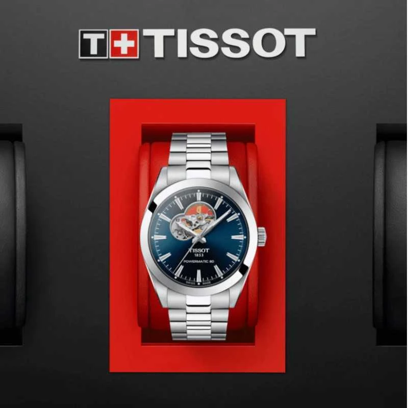 Laikrodis Tissot PRX Powermatic 80 Open Heart T127.407.11.041.01