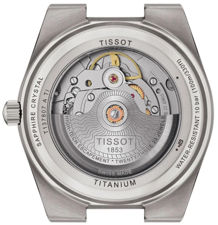 Laikrodis Tissot PRX Powermatic 80 Titanium 38mm T137.807.44.061.00