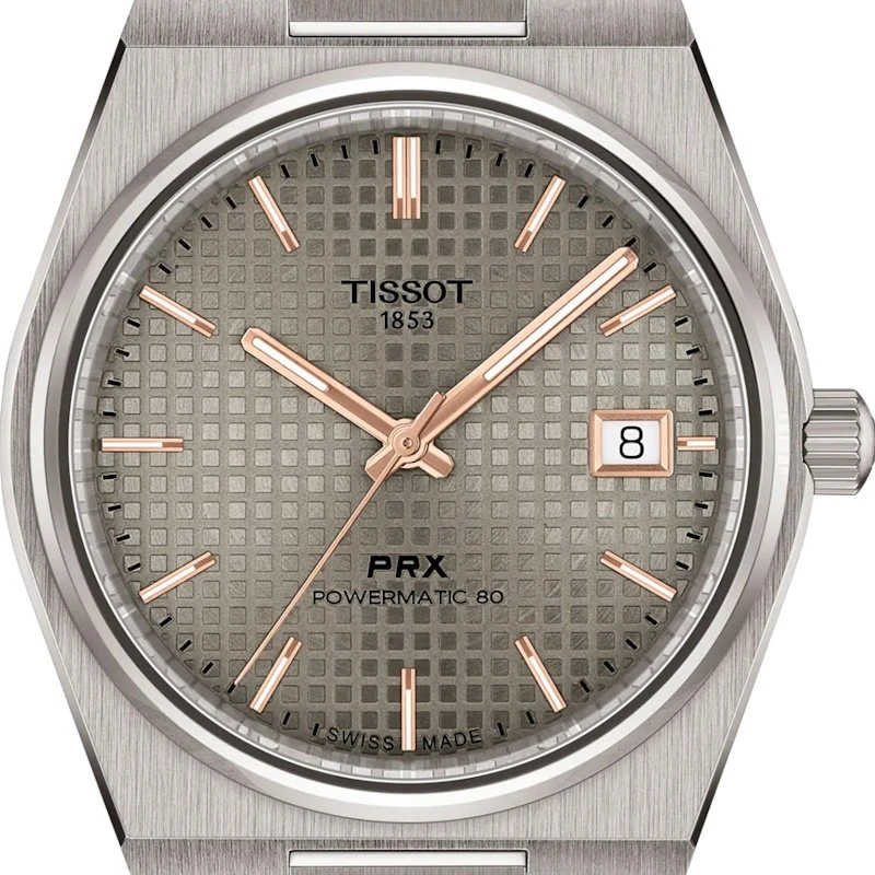 Laikrodis Tissot PRX Powermatic 80 Titanium 38mm T137.807.44.061.00