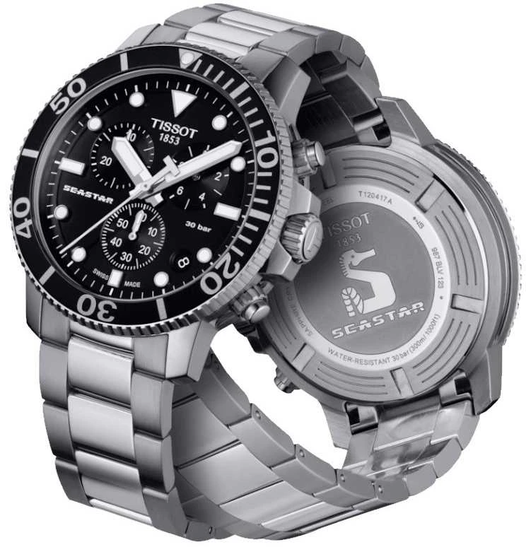 Laikrodis Tissot Seastar 1000 Chronograph T120.417.11.051.00