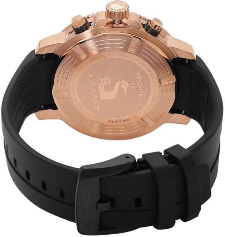 Rankinis laikrodis TISSOT Seastar 1000 Chronograph T120.417.37.051.00 (vyrams), juoda