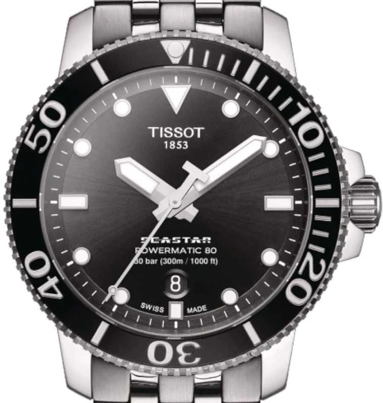 Laikrodis Tissot Seastar 1000 Powermatic 80 T120.407.11.051.00