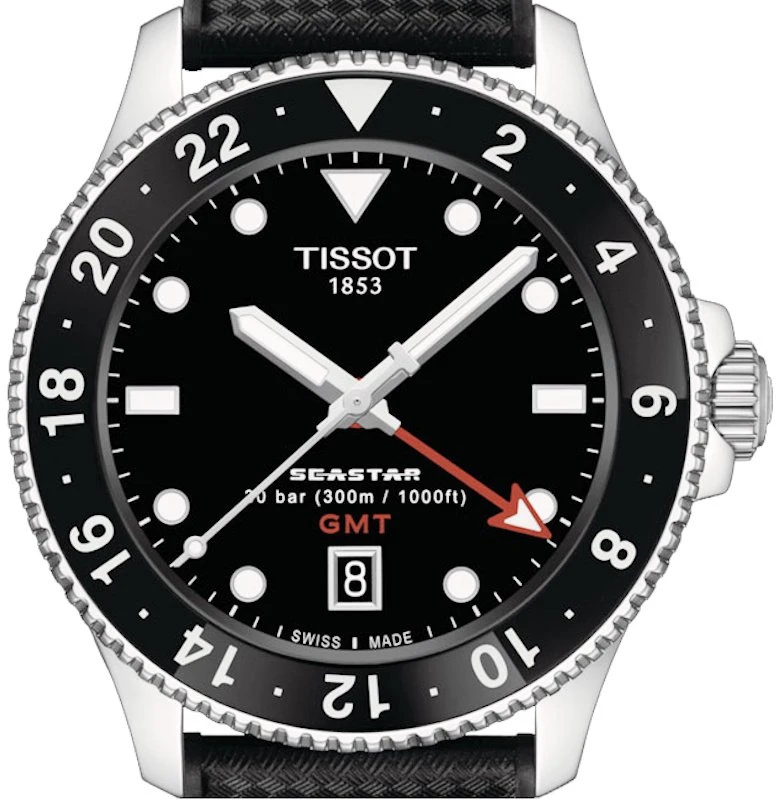 Laikrodis Tissot Seastar 1000 Quartz GMT T120.852.17.051.00