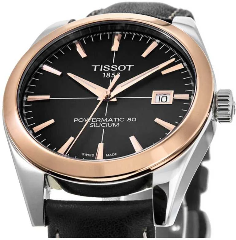 Laikrodis Tissot T-Gold Glendora Powermatic 80 Silicium 18K Gold T927.407.46.051.00
