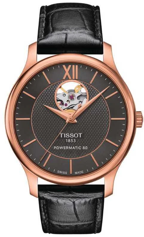 Laikrodis Tissot Tradition Powermatic 80 open Heart T063.907.36.068.00