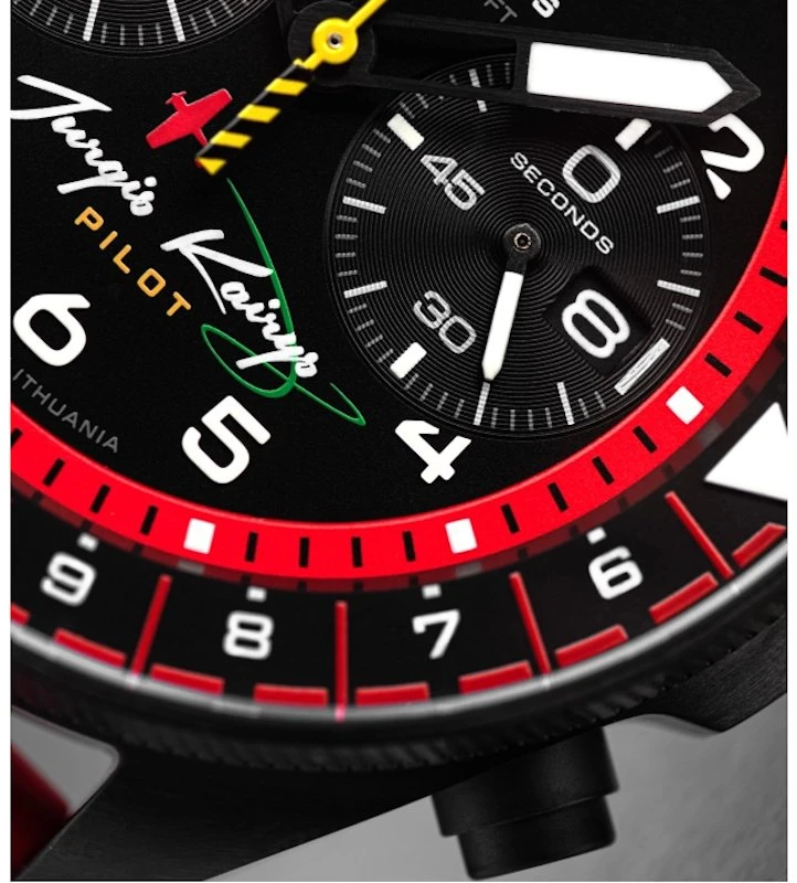 Laikrodis Vostok-Europe „Pilot Jurgis Kairys. Unlimited Aerobatic“ - Limituota serija - 6S21-326C794SLRE