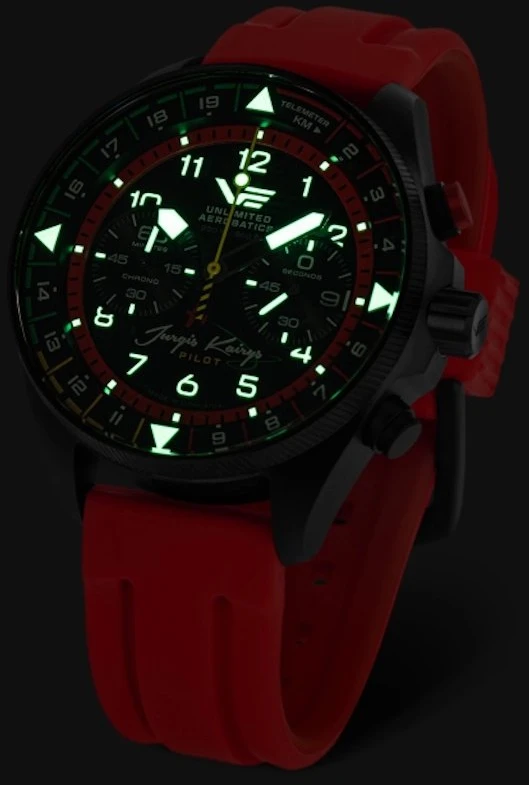 Laikrodis Vostok-Europe „Pilot Jurgis Kairys. Unlimited Aerobatic“ - Limituota serija - 6S21-326C794SLRE