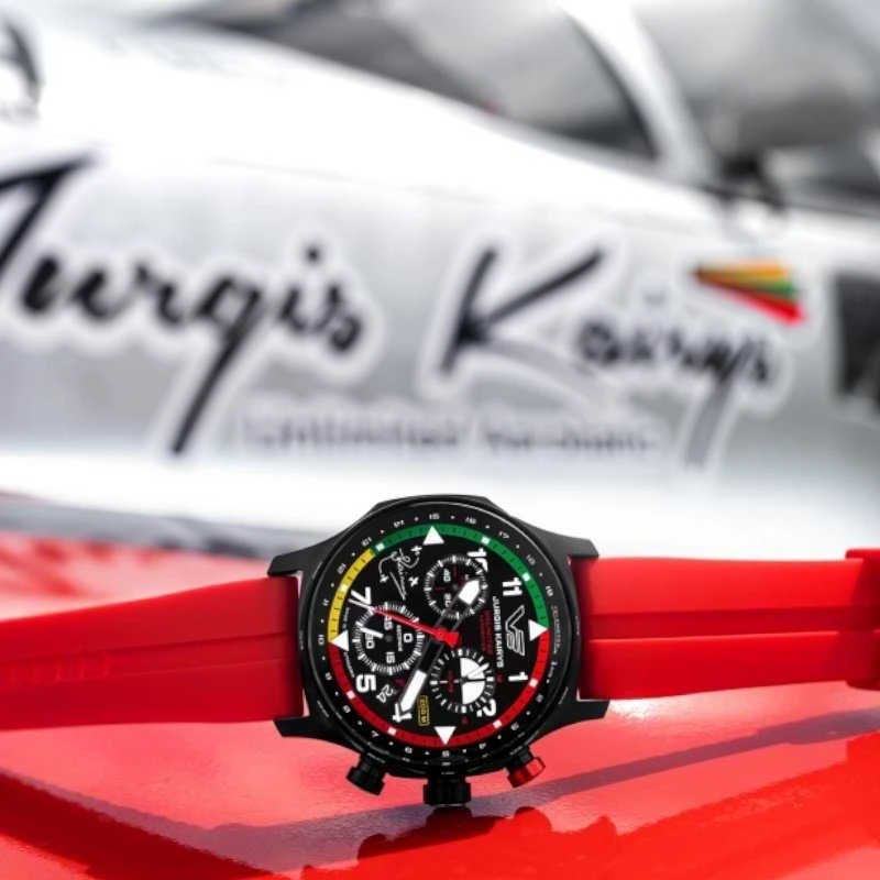 Laikrodis Vostok-Europe „Pilot Jurgis Kairys. Unlimited Aerobatic“ - Limituota serija - VK68-592C775SLRE-SLBK