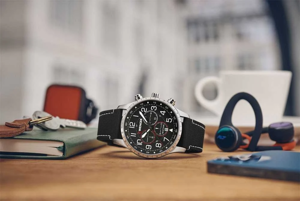 Laikrodis WENGER ATTITUDE CHRONO 01.1543.119