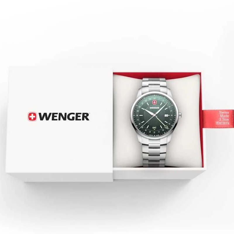 Laikrodis WENGER CITY GMT 01.1442.106