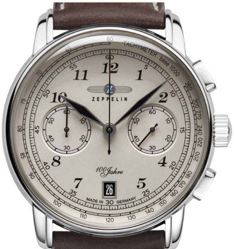 Laikrodis Zeppelin 100 Jahre 7674-6 Chronograph