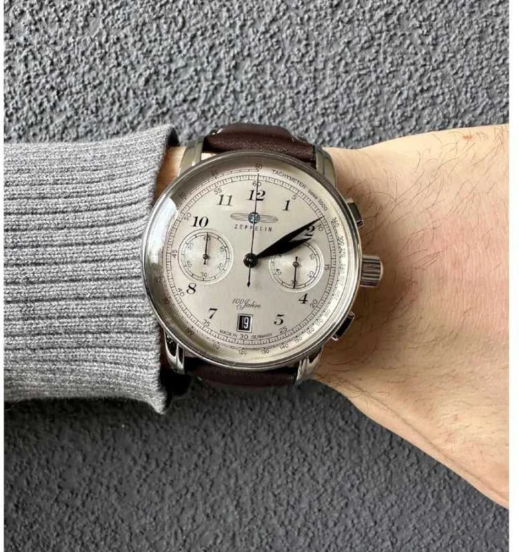Laikrodis Zeppelin 100 Jahre 7674-6 Chronograph