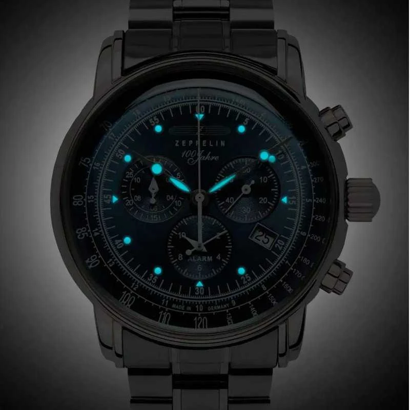 Laikrodis Zeppelin 100 Jahre 7680MB-3 Chronograph