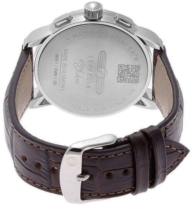 Laikrodis Zeppelin 100 Jahre 8670-1 Chronograph