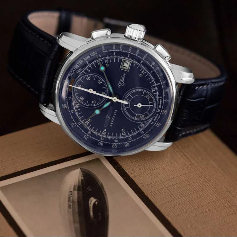 Laikrodis Zeppelin 100 Jahre 8670-3 Chronograph