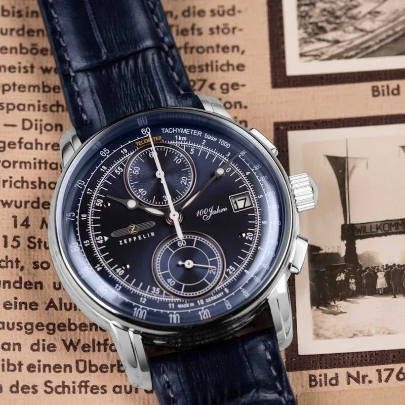 Laikrodis Zeppelin 100 Jahre 8670-3 Chronograph