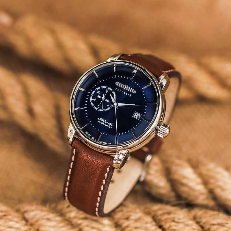 Laikrodis Zeppelin 8470-3 Atlantic Automatic 24H