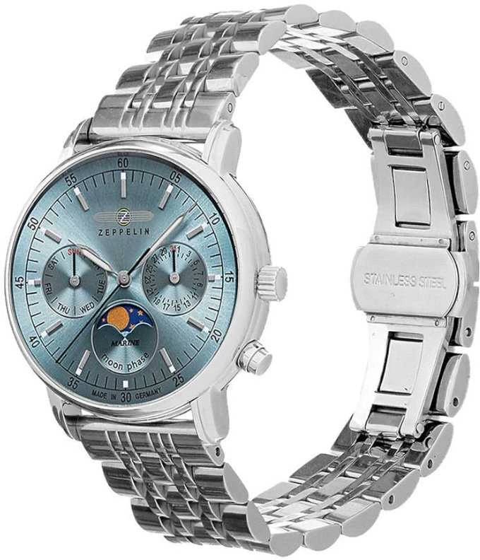 Laikrodis Zeppelin 8637M-3 LZ 14 Marine Moonphase