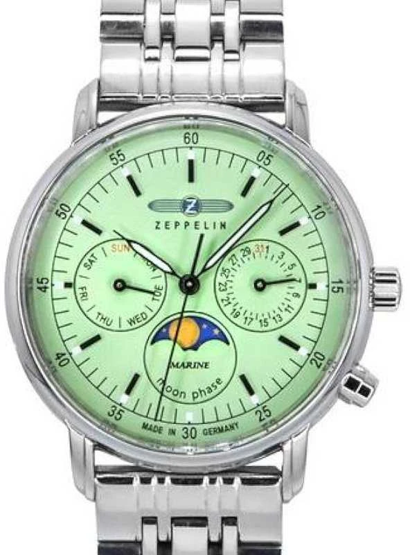 Laikrodis Zeppelin 8637M-4 LZ 14 Marine Moonphase