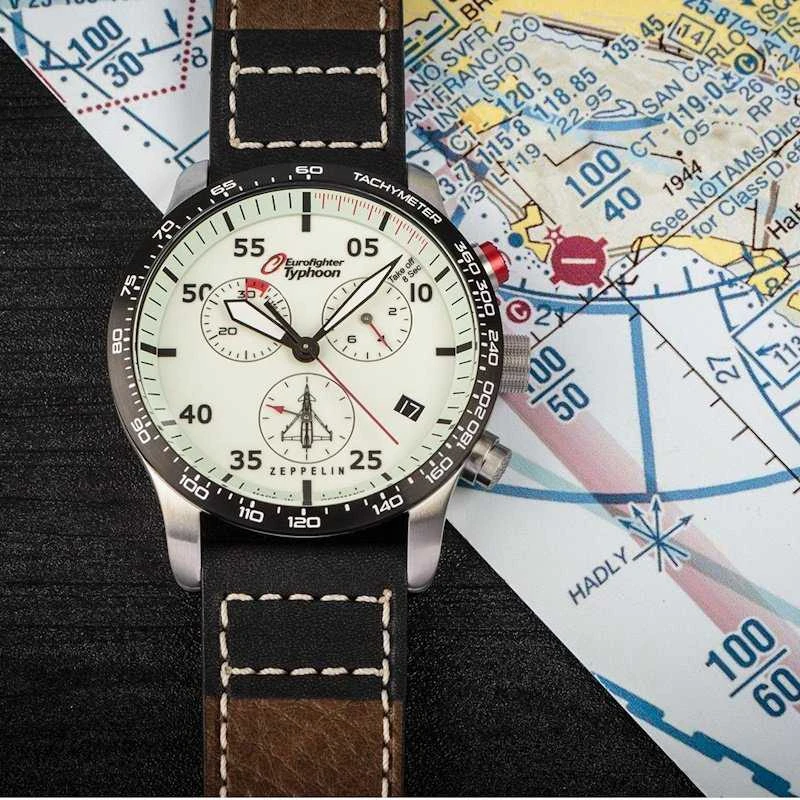 Vyriškas laikrodis Zeppelin Eurofighter 7298-5 + BOX