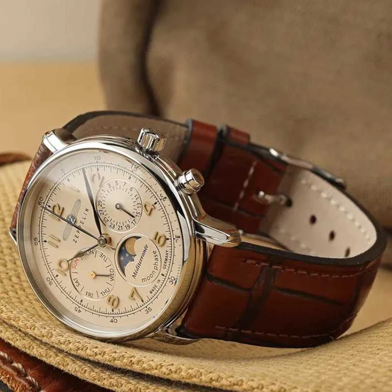 Laikrodis Zeppelin Mediterranee Moonphase 9637-5