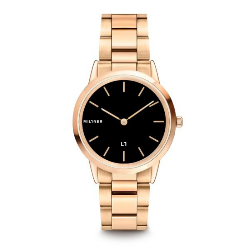 Laikrodis Millner Chelsea S · Rose Juodas