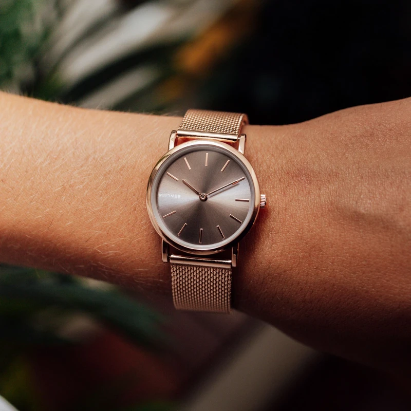 Laikrodis Millner Mini · Rose Graphite
