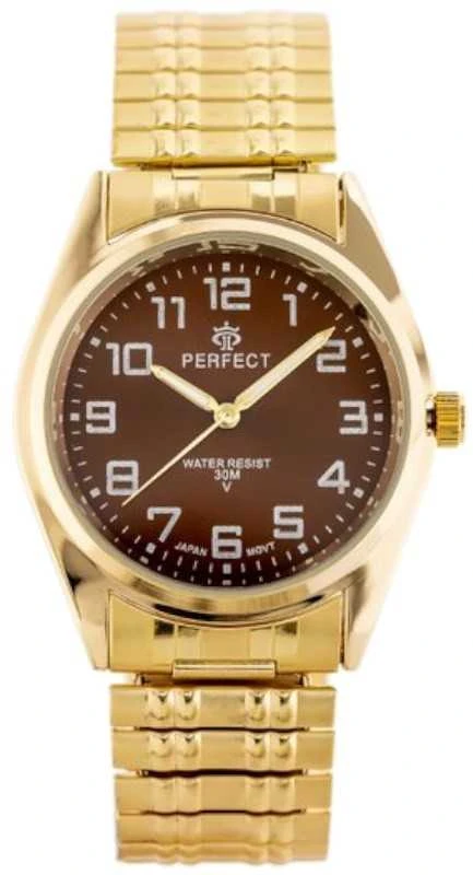 Laikrodis Perfect Jordan Kerr PT-11823/IPG/Geltonas