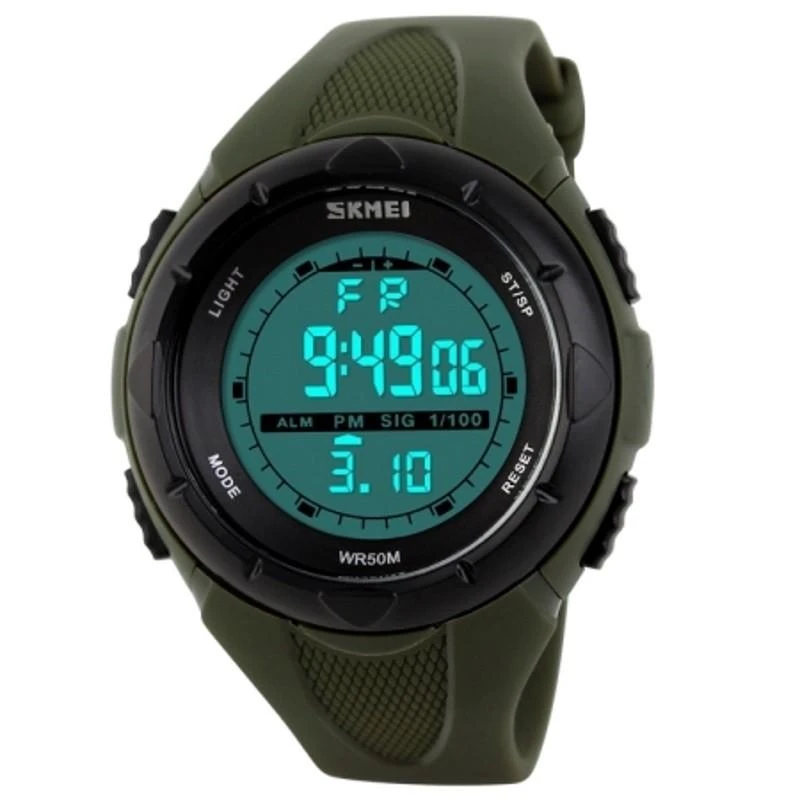 Laikrodis SKMEI 1074 AG Lady Size Army Žalias