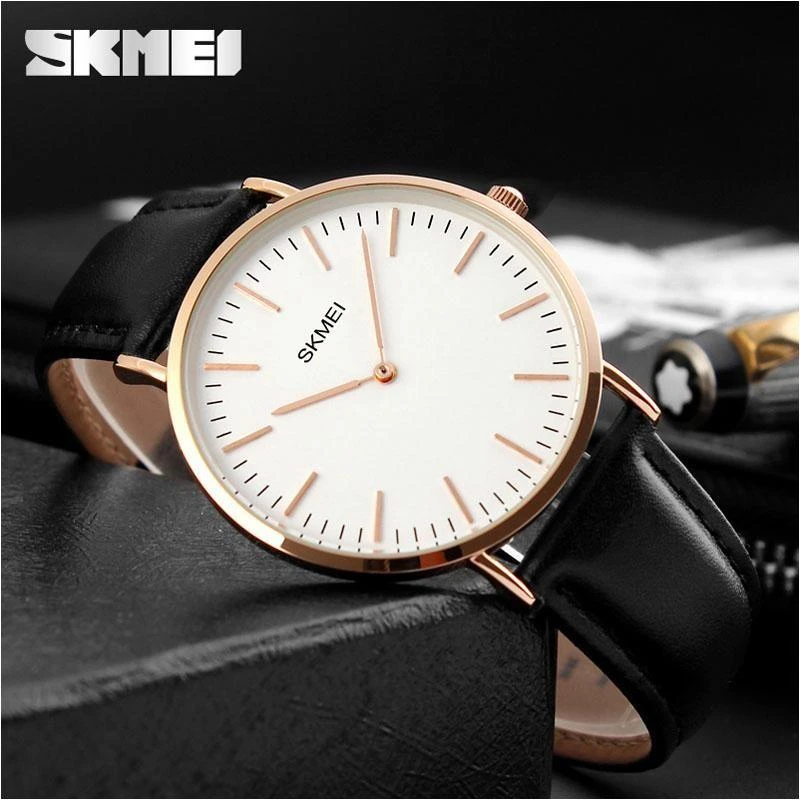 Laikrodis Skmei 1181 juodas leather