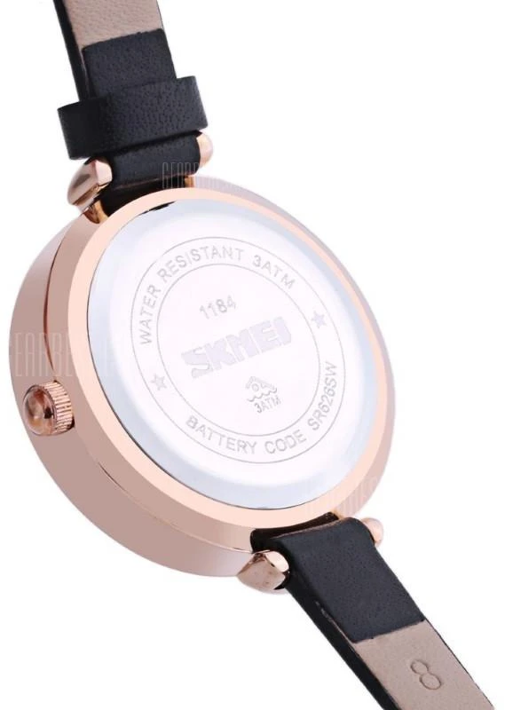 Laikrodis SKMEI 1184CL Gold Case Juodas