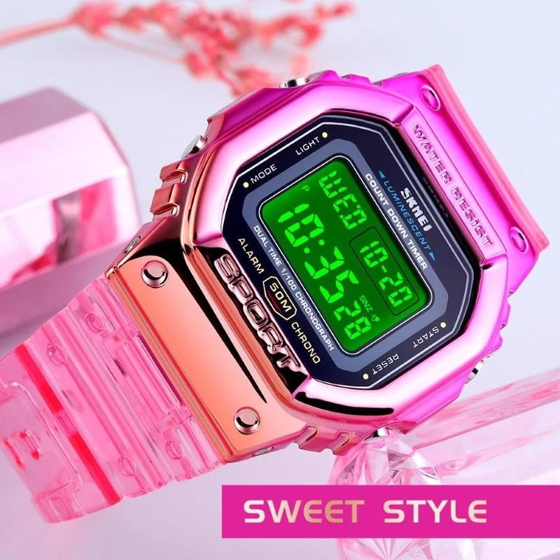 Laikrodis SKMEI 1622 RS Rose Raudona